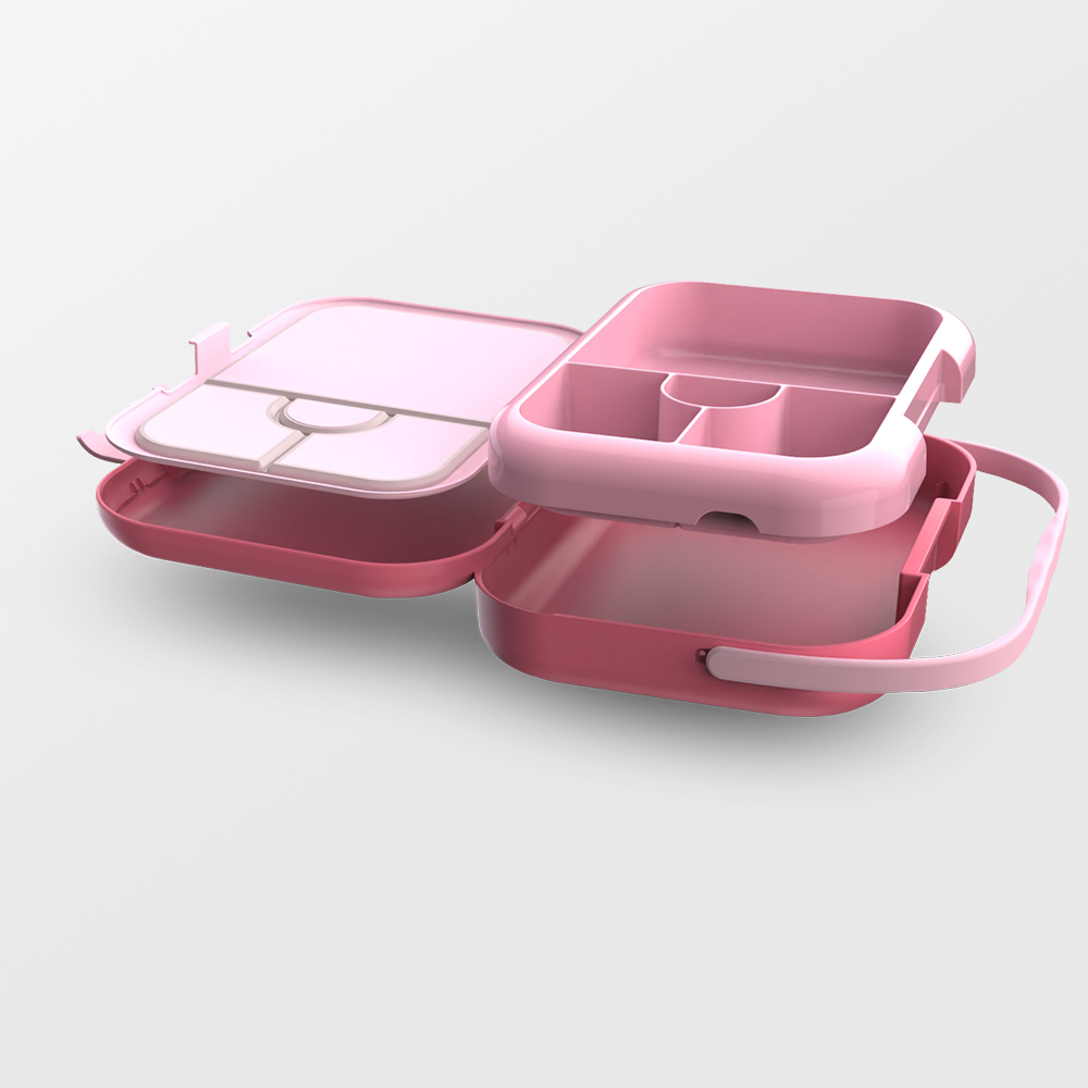 Auslaufsichere und BPA freie Lunchbox in Pink