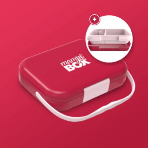 Brotdose + Kühlakku | Rot