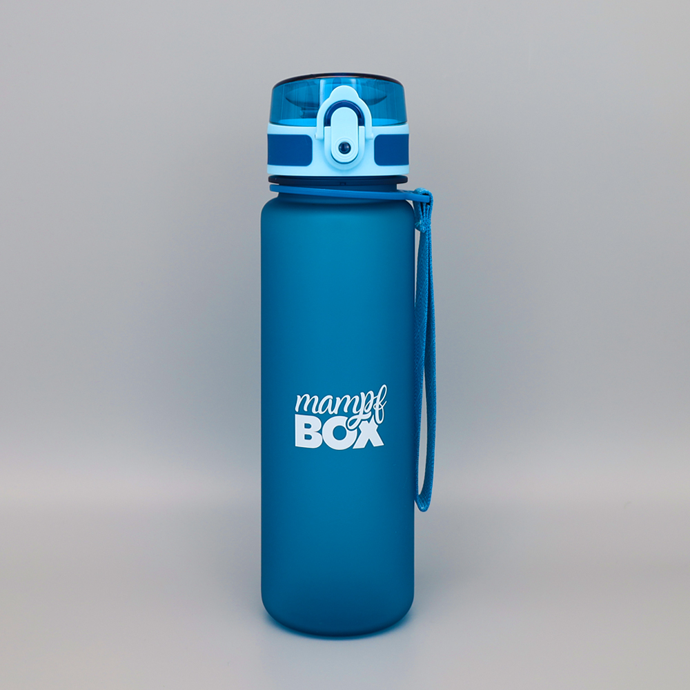 Trinkflasche für Kohlensäure in Blau mit 500 ml Fassungsvermögen