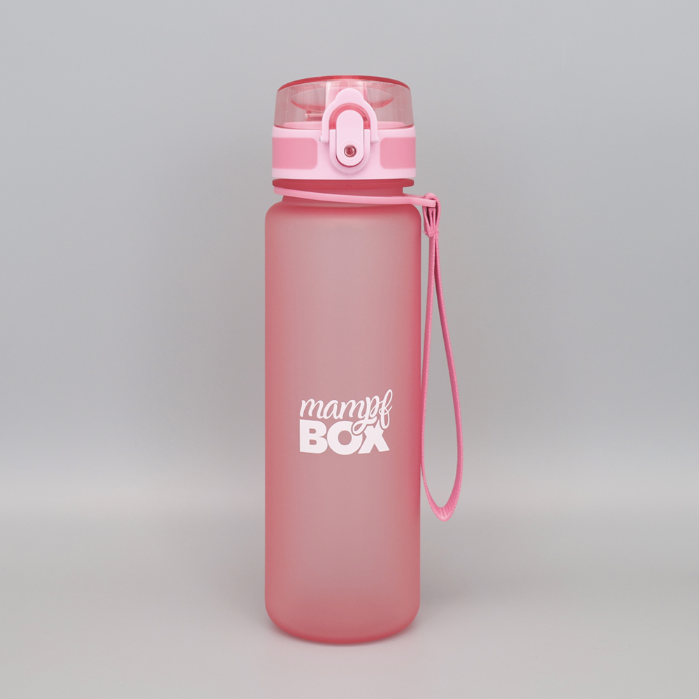 Pinke Tritan Trinkflasche mit 500 ml Fassungsvermögen