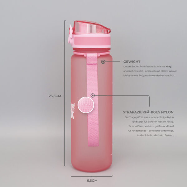 Tritan Trinkflasche 500ml – BPA-frei & Auslaufsicher
