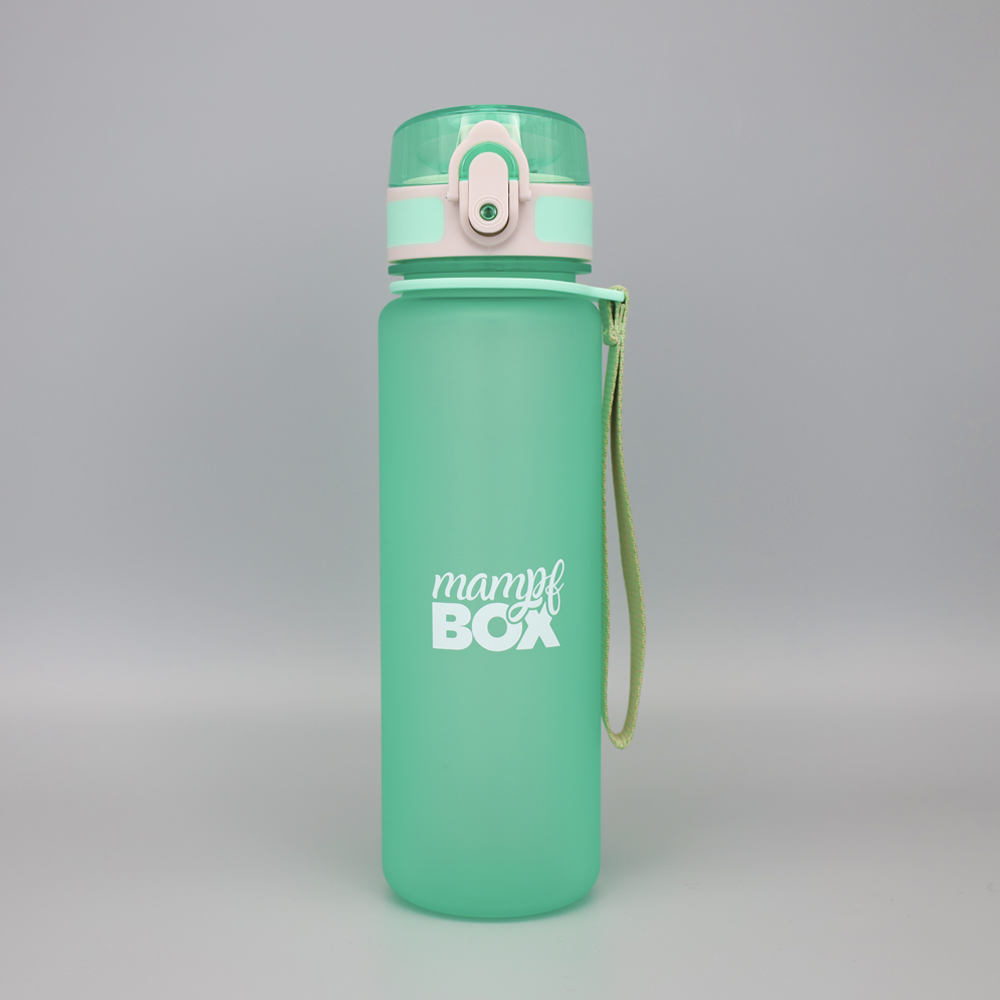 Grüne Wasserflasche für Kinder mit 500 ml Fassungsvermögen